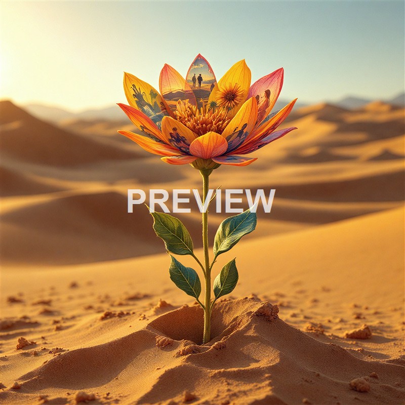 22520 - a-flower-growing-in-a-barren-desert-with-petals-displ_250405142727_Filename Text 2_01278_Filename Text 3_result